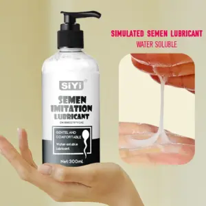 Simulated Semen Lubricant - Milky White Realistic Stringy Texture - Water-Based Anal/Vaginal/Masturbation Lube (200/300/500ml) 2