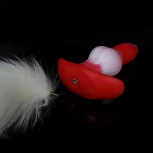 Removable Tail Dog Anal Plug - 100% Liquid Silicone + Fluffy Tail - Cosplay Pet Play Butt Plug Toy 2