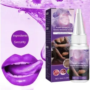 Plant Extract Orgasm Booster Gel - One Drop Intense Clitoral Sensitivity Liquid - Fast Female Arousal Lube (10ml Dropper Bottle) 2