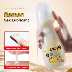 Semen Simulation Lubricant - Milky White Realistic Texture & Stringy Feel - Water-Based Anal/Vaginal/Masturbation Lube (200-500ml) 6