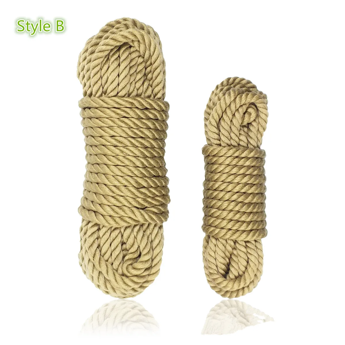 Soft Cotton Bondage Rope - 5m/10m/20m Lengths - Shibari & Couples BDSM Restraint Rope 3