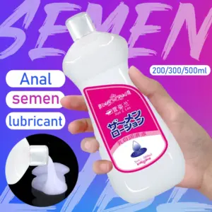 Semen Simulation Lubricant - Milky White Realistic Texture & Stringy Feel - Water-Based Anal/Vaginal/Masturbation Lube (200-500ml) 2