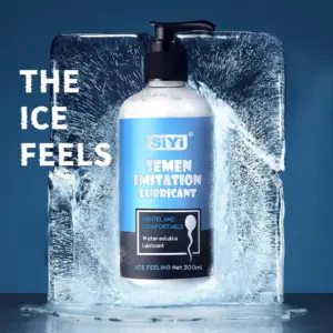 Semen Imitation Lubricant - Milky White Realistic Cum Texture - Water-Based Pump Bottle (25-300ml Options) 5