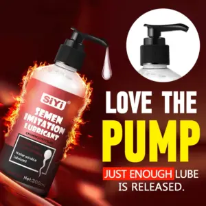 Simulated Semen Lubricant - Milky White Realistic Stringy Texture - Water-Based Anal/Vaginal/Masturbation Lube (200/300/500ml) 3