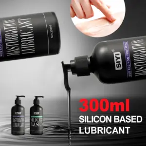300ml Silicone-Based Lubricant – Long-Lasting Silky Smooth, Non-Drying, Pump Bottle, Intimate Anal & Vaginal Lubricant for Couples 1
