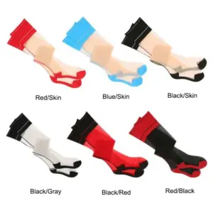 Cuban Heel Back Seam Thigh-High Stockings – Shiny Ultra-Thin Silk 2