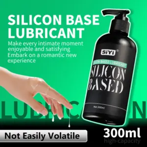 300ml Silicone-Based Lubricant – Long-Lasting Silky Smooth, Non-Drying, Pump Bottle, Intimate Anal & Vaginal Lubricant for Couples 5