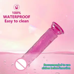 Progressive Size Realistic Jelly Dildo Series – Rounded Head + Strong Suction Cup Base, Beginner to Advanced 6