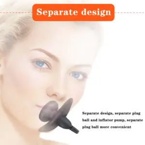 Inflatable Silicone Mouth Gag – Expanding Ball Gag, Bondage & Restraint Toy 4