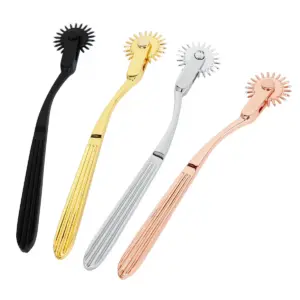 Stainless Steel Sensation Pinwheel Roller – BDSM Sensory Wheel for Nipple & Clitoris Stimulation 4