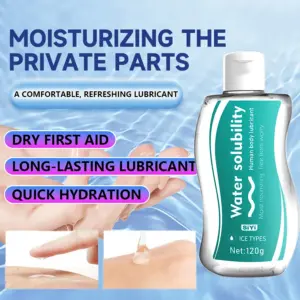120ml Water-Based Lubricant – Pure, Odorless, Easy to Clean, Smooth Intimate Gel for Men & Women 5