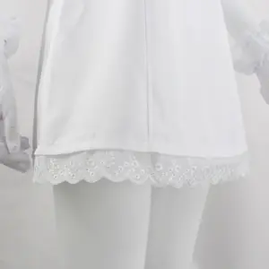 Sexy Nurse Cosplay Costume - Black White Slim Kitagawa Marin / Kuroe Shizuku Uniform with Hat, Gloves & Stockings 6