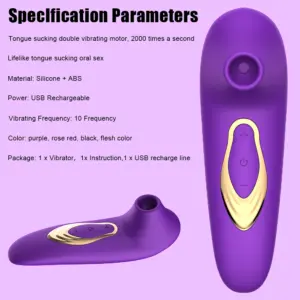 Powerful Clitoral Sucking Vibrator - 10-Frequency Female Stimulator with IPX7 Waterproof 4