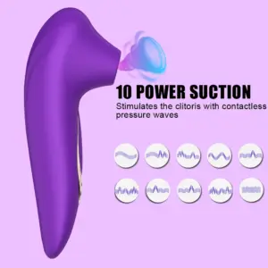 Powerful Clitoral Sucking Vibrator - 10-Frequency Female Stimulator with IPX7 Waterproof 2