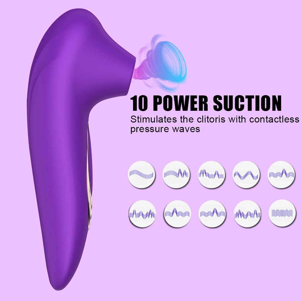 Powerful Clitoral Sucking Vibrator - 10-Frequency Female Stimulator with IPX7 Waterproof 2 Powerful Clitoral Sucking Vibrator - 10-Frequency Female Stimulator with IPX7 Waterproof 2