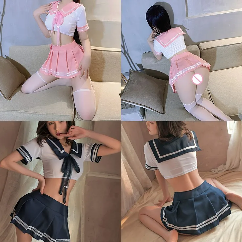 Erotic Sailor Uniform Roleplay Lingerie | Seductive Japanese Schoolgirl Set 1 Erotic Sailor Uniform Roleplay Lingerie | Seductive Japanese Schoolgirl Set 1