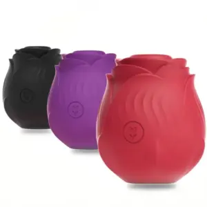 Rose-Shaped Clitoral Sucking Vibrator - 10-Mode Female Stimulator with IPX7 Waterproof 1