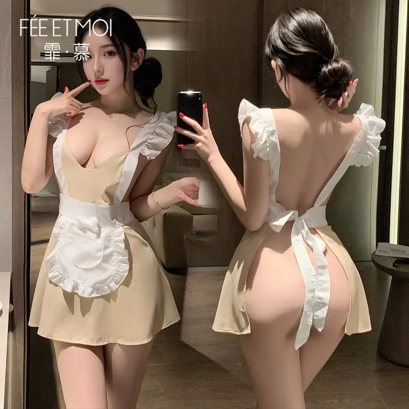 Erotic Maid Roleplay Lingerie | Seductive Japanese Lolita Costume 9 966769666