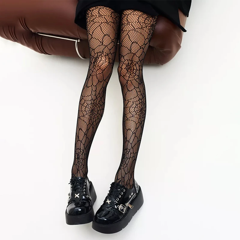 Sexy Spiderweb Lace Fishnet Stockings – Summer Suspender Tights 9 114192400