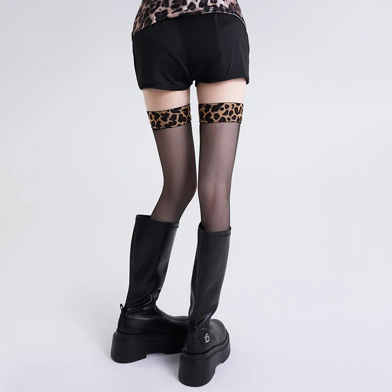 Sexy Leopard Print Thigh High Stockings – Sheer Summer Spicy Girl Tights 13 1734877488