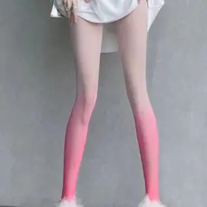 Sexy Gradient Sheer Pantyhose – Candy Color Lolita Summer Tights 4
